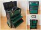 Huaqi 3 Part Mobile Stackable Rolling Chest Trolley Cart Wheels Tool Storage Box