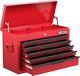 Heavy Duty 9-drawer Tool Chest With Ball Bearing And Key Locking Red