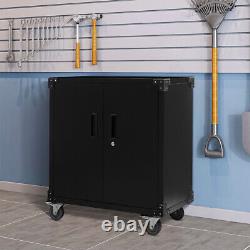 Heavy Duty Tool Chest Box Trolley Cabinet on Wheels Workshop Garage Storage Cart