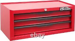 Hilka G301C3BBS Durable 3-Drawer Tool Chest, Red