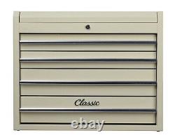 Hilka Tool Chest 4 drawer retro classic car cream beige storage box cabinet