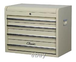 Hilka Tool Chest 4 drawer retro classic car cream beige storage box cabinet