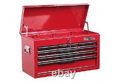 Hilka Tool Chest Box red steel metal garage tools storage toolbox
