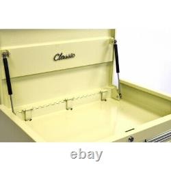 Hilka Tool Chest classic car cream beige garage tools storage toolbox box unit