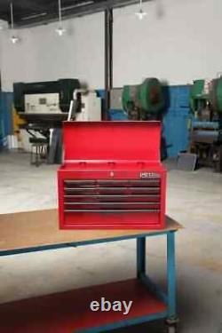 Hilka Tool Chest red steel metal garage tools storage box cabinet toolbox unit