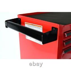 Hilka Tool Trolley Chest red metal garage storage roll cabinet toolbox on wheels