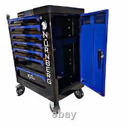 Hurnberg XXL 7/6 ToolBox with Tools Roll CabWorkshop Storage Chest Trolley