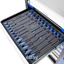 Hyundai 305pc 7 Drawer Caster Mounted Roller Premium Tool Chest Cabinet HYTC9004