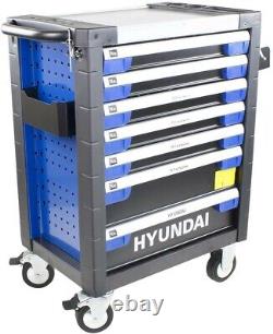 Hyundai Tool Chest inc 305 Piece Professional Tool Set, 7 Drawer Garage Storage