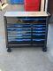 Jumbo Tool Chest Trolley Roller Cabinet With 10 Drawers Full Of Tools & Storage