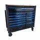 Jumbo Tool Chest Trolley With Empty 12 Drawers And Wood Work Top Roll Cab