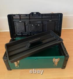 Large Stackable Tool Box On Wheels Rolling Mobile 3 Part Heavy Duty Storage