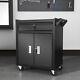 Large Tool Chest On Wheels Lockable Tools Trolley Ball Bearing Runners Cabinet