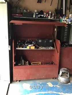Large metal tool chest