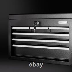 Metal Top Chest Tool Box Garage Workshop Storage Organiser Cabinet Six Drawers