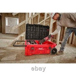 Milwaukee PACKOUT Rolling Tool Chest 38 in. Lockable Weatherproof Resin Red