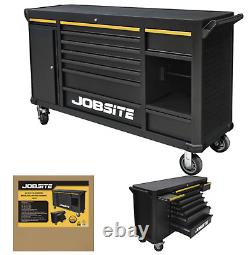 Mobile Tool Box Workbench Roller Cabinet Tool Chest, 66 Inch Wide, Ball Bearing