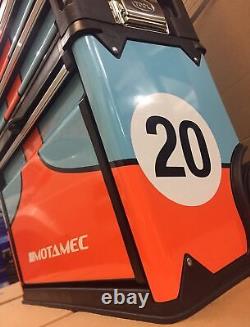Motamec Modular Tool Box Trolley Mobile Cart Cabinet Chest C41H Gulf Racing