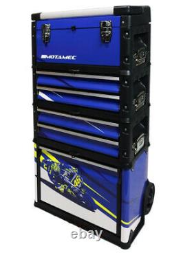 Motamec Modular Tool Box Trolley Mobile Cart Cabinet Chest Yamaha Racing VR C41H
