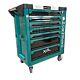 Nurnberg Tool Chest Trolley With 7 Drawers Empty Green/black New