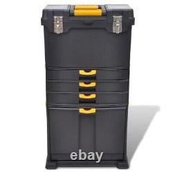 Portable Garage Workshop Case Chest Tool Trolley Storage Box Cart & 3 Drawers UK