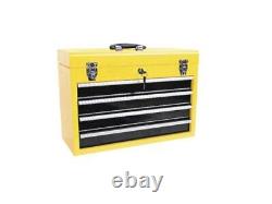 Portable Metal Tool Box Chest With 4 Storage Drawers