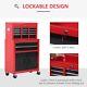 Portable Toolbox Tool Top Chest Box Rollcab Roll Cab Red Cabinet Garage Storage