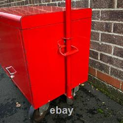 RARE Snap On Tools 26 Mobile Dog Box Tool Box Rolling Road Chest Cart + TOOLS