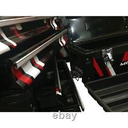 Racing BLACK Modular Tool Box Trolley Mobile Cart Cabinet Chest C41H Motamec