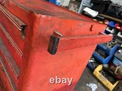 Rare Vintage Classic Snap On Tool Chest Box Cabinet Roll Cab