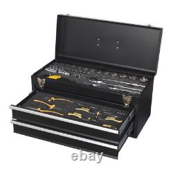 S01055 Siegen Portable Tool Chest 2 Drawer with 90pc Tool Kit Tool Kits