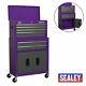 Sealey 6 Drawer Ball Bearing Roller Cabinet Tool Chest Purple Grey Ap2200bbcp