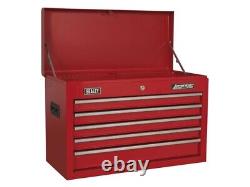 Sealey AP225 Topchest 5 Drawer with Ball Bearing Slides Red
