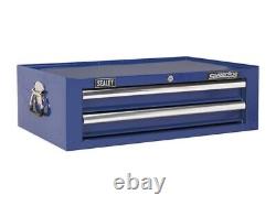 Sealey AP26029TC Add-On Chest 2 Drawer with Ball Bearing Runners Blue