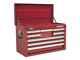 Sealey Ap33089 Topchest 8 Drawer With Ball Bearing Runners Red