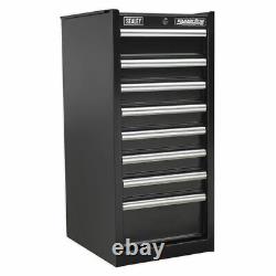 Sealey AP33589B Hang-On Chest 8 Drawer with Ball Bearing Runners Black