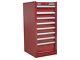 Sealey Ap33589 Hang-on Chest 8 Drawer With Ball Bearing Runners Red