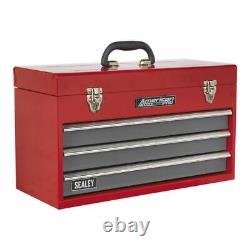 Sealey AP9243BB Top chest Tool Box 3 Drawer Portable with Ball Bearing Runners