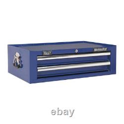 Sealey Ap26029Tc Add-On Chest 2 Drawer With Ball Bearing Runners Blue