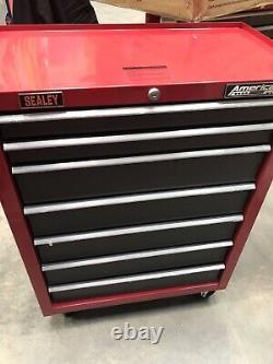 Sealey Rollcab 7 Drawer Tool Box Chest Red AP22507BB (B)
