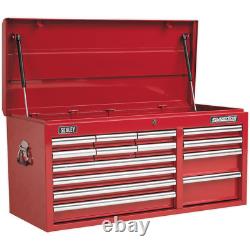 Sealey Superline Pro 14 Drawer Heavy Duty Tool Chest Red