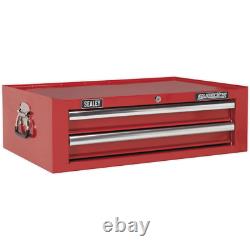 Sealey Superline Pro 2 Drawer Mid Tool Chest Red