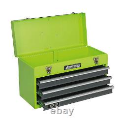 Sealey Tool Chest 3 Drawer Portable Hi-Vis Green Part No. AP9243BBHV