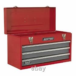 Sealey Tool Chest 3 Drawer Portable Red/Grey AP9243BB