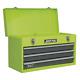 Sealey Tool Chest 3 Drawer Portable With Ball Bearing Slides Hi-vis Green/grey