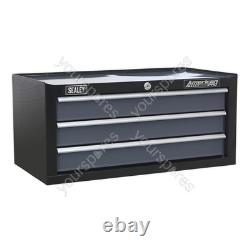 Sealey Tool Chest Combination 16 Drawer with Ball-Bearing Slides Black/Grey &a