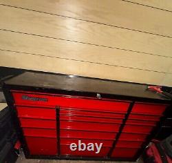 Snap On 55 Roll Cab Tool Chest Black And Red