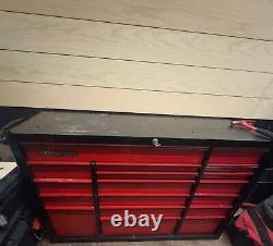 Snap On 55 Roll Cab Tool Chest Black And Red