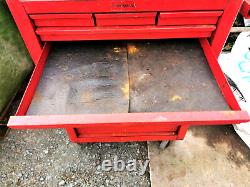 Snap-On 7 Drawer Roll Cabinet /Tool Chest with key 26 1/2 wide
