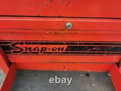 Snap-On 7 Drawer Roll Cabinet /Tool Chest with key 26 1/2 wide